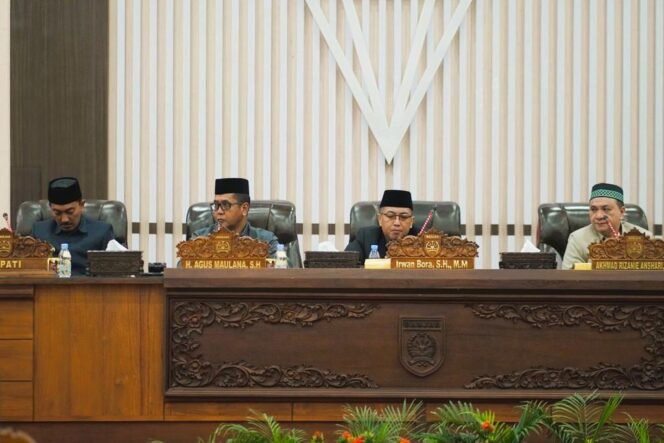 
 Rapat Paripurna DPRD Kabupaten Banjar, Rabu (10/9/2025). Foto: RSB