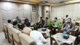 Audiensi Kanwil Kemenkum Kalsel dengan Bupati Banjar, di Mahligai Sultan Adam, Martapura, Jumat (12/9/2025). Foto: RSB