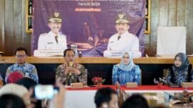 Dinas Komunikasi, Informatika, Statistik, dan Persandian (DKISP) menggelar sosialisasi Layanan Aspirasi dan Pengaduan Online Rakyat (LAPOR). Foto: MC Kominfo
