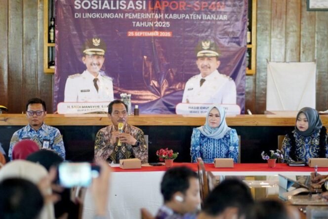 
 Dinas Komunikasi, Informatika, Statistik, dan Persandian (DKISP) menggelar sosialisasi Layanan Aspirasi dan Pengaduan Online Rakyat (LAPOR). Foto: MC Kominfo