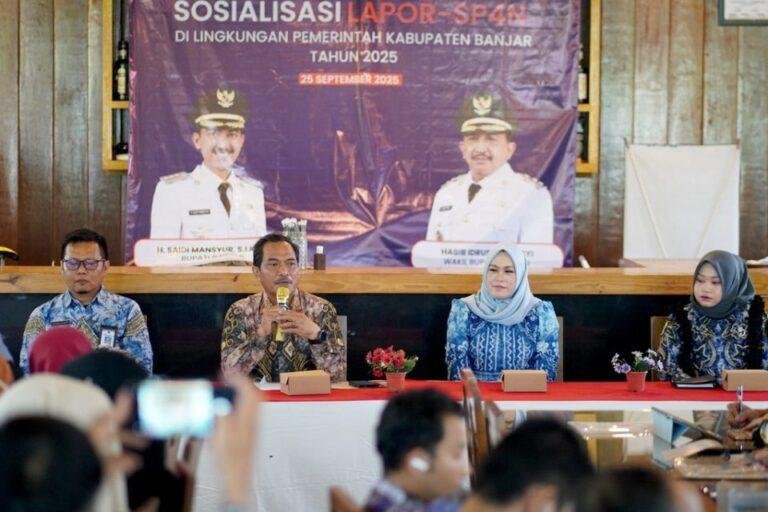 DKISP Banjar Gelar Sosialisasi SP4N-LAPOR, Dorong Partisipasi Publik