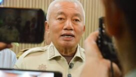 Gubernur Kalsel H Muhidin mengklarifikasi pernyataan Menkeu Pubaya Yudhi Sadewa soal dana mengendap Rp5,16 triliun di perbankan. (MC Kominfo Kalsel)