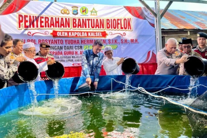 
 Bupati Banjar Dukung Ketahanan Pangan Kolam Bioflok