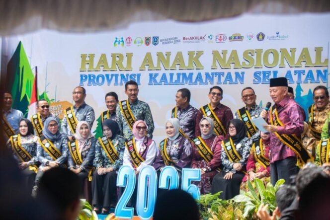 
 Bupati Banjar Hadiri Peringatan HAN di HSS: Anak-anak Masa Depan Kita