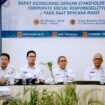 BPBD Banjar menggelar Rakor dengan stakeholder terkait program Corporate Social Responsibility (CSR), di Hotel Roditha, Banjarbaru, Rabu (8/10/2025). Foto: RSB