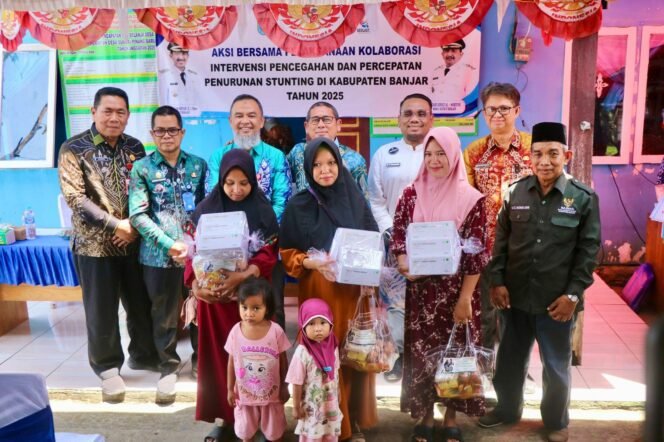 
 Pemkab Banjar Ajak Lintas Sektor Atasi Stunting di Sungai Tabuk, Libatkan Inovasi GEOLASTING