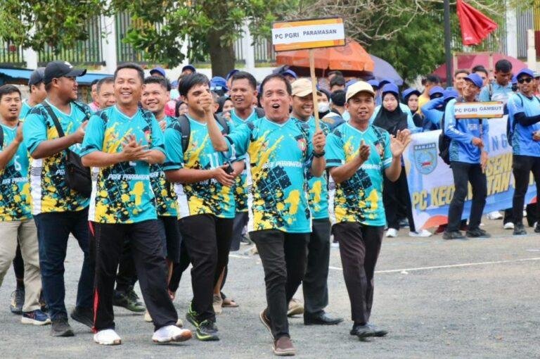 Porseni PGRI 2025, Wabup Banjar Ajak Guru Pererat Silaturahmi dan Sportivitas