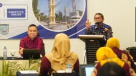 Pemkab Banjar gelar Bimbingan Teknis (Bimtek) Badan Layanan Umum Daerah (BLUD) di Hotel Roditha, Banjarbaru, Kamis (16/10/2025). Foto: MC Kominfo Banjar