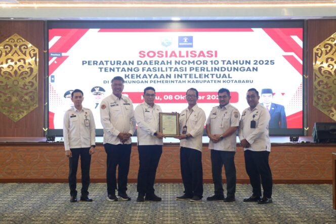 
 Lindungi Produk Lokal, Pemkab Kotabaru Sosialisasikan Perda Kekayaan Intelektual
