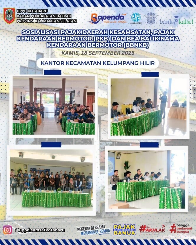 
 Samsat Kotabaru Gelar Pemutihan dan Gebyar Pajak, Tawarkan Pembebasan Denda PKB