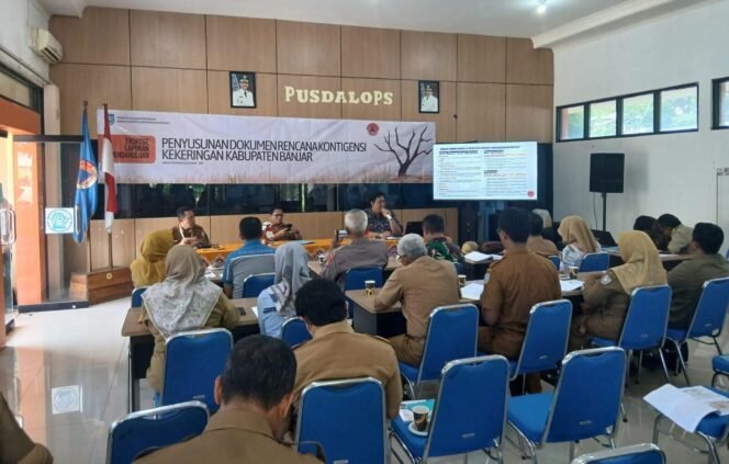 
 BPBD Kabupaten Banjar menyusun rencana kontingensi untuk menghadapi potensi risiko kekeringan, Selasa (14/10/2025).