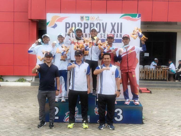 Porprov Kalsel XII: Balap Sepeda Banjar Raih Perak di Nomor TTT