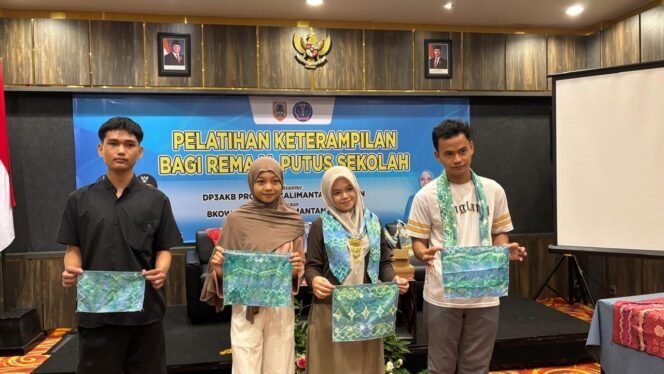 
 BKOW Kalsel dan DPPPAKB Gelar Pelatihan Keterampilan, Beri Harapan Baru Remaja Putus Sekolah