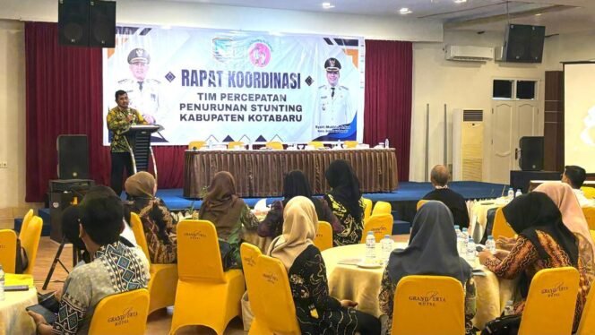 
 Rakor TPPS Kotabaru: Prevalensi Stunting Naik, Wabup Minta Evaluasi Total