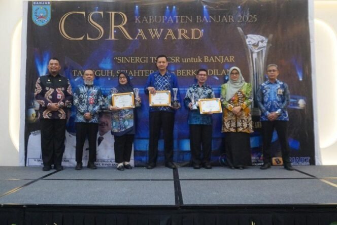 
 Gelar CSR Award 2025, Pemkab Banjar Beri Penghargaan untuk 3 Perusahaan Terbaik