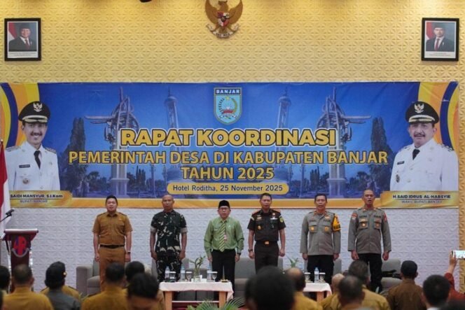 
 Dinas PMD Banjar Gelar Rakor Kades, Tekankan Sinkronisasi Pembangunan Desa