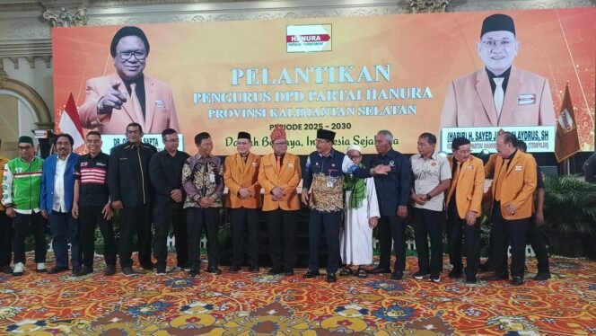 
 Eks Politisi Golkar Pimpin Hanura Kalsel, Sayed Jafar Targetkan Bangkit di Pemilu 2029