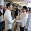 Momen Ketua Umum Partai Demokrat, Agus Harimurti Yudhoyono (AHY) melepas keberangkatan Bakal Calon Presiden (Bacapres) Koalisi Perubahan, Anies Baswedan untuk menunaikan Ibadah Haji 1444 H, di Bandara Soekarno-Hatta, Tangerang, Kamis (22/6/2023). Foto: istimewa