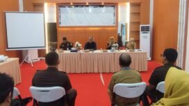 Pemkab Banjar menggelar Ekspose Perencanaan Pengadaan Tanah untuk proyek tersebut di Aula Kantor Dinsos P3AP2KB, Martapura, Senin (8/12/2025) pagi. Foto: RSB