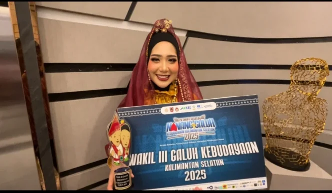 
 Wakil III Galuh Kebudayaan Kalsel 2025, Nur Azizah Tampil Anggun dengan Tari Kreasi