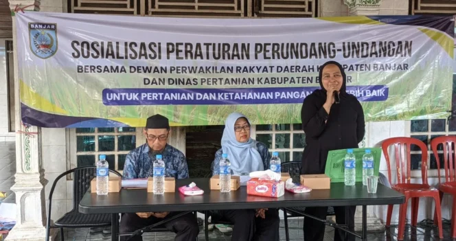 
 DPRD dan Distan Banjar Sosialisasikan Perda RTRW, Dorong Penguatan Pertanian Berkelanjutan di Desa Pemajatan