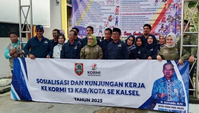 
 Benahi Organisasi Jelang Akhir Tahun, KORMI Kalsel Sambangi Kotabaru