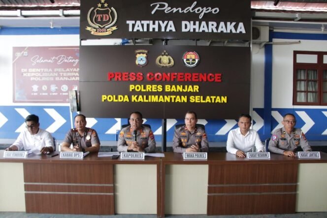 
 Akhir Tahun 2025, Polres Banjar Laporkan Penurunan Kriminalitas dan Lakalantas