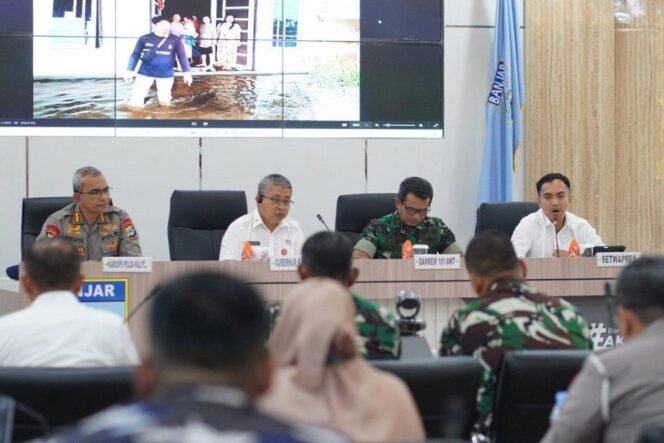 
 Pemprov Kalsel Gelar Rakor Persiapan Kunjungan Wapres RI ke Wilayah Terdampak Banjir