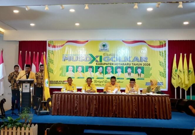 
 H Mukhni Terpilih Aklamasi Jadi Ketua Golkar Kotabaru Periode 2025–2030