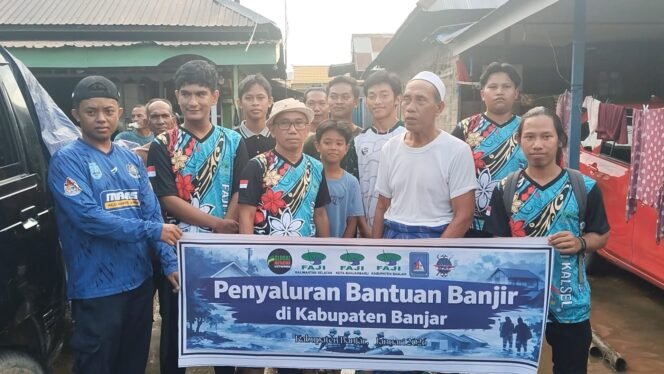 
 Kolaborasi GRN dan FAJI Kalsel Salurkan Bantuan Tahap Dua untuk Korban Banjir Kabupaten Banjar