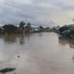Aliran Sungai Martapura di tengah bencana banjir di Kabupaten Banjar. foto; Ndi Ricek.ID