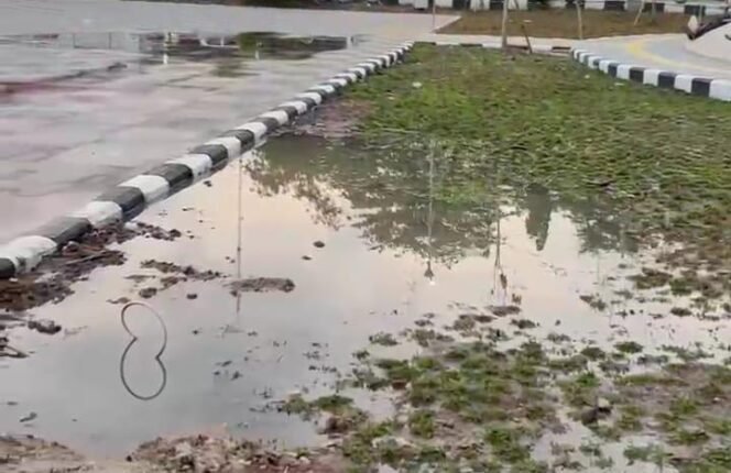 
 Kepala DPRKPLH Banjar Desak Kontraktor Perbaikan Fasilitas Taman CBS