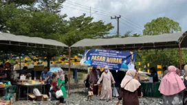 Pasar Murah Kendalikan Harga Barang Saat Ramadhan di Gambut.