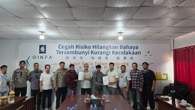 
 Polres Kotabaru Pastikan Perselisihan TKA dan Karyawan Lokal di PT SDE Telah Selesai