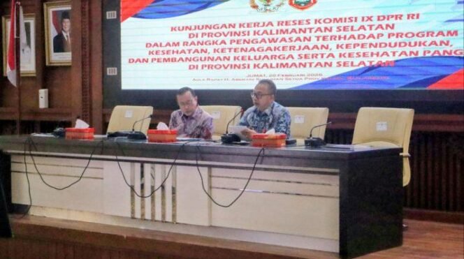 
 Komisi IX DPR RI Soroti Stunting dan Program MBG, Pemprov Kalsel Harap Dukungan Pusat