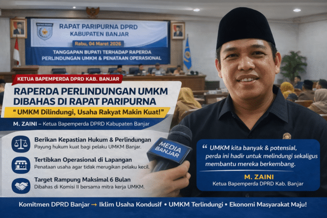 
 DPRD Banjar Bahas Raperda Perlindungan UMKM