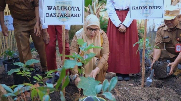 Pembelajaran Ramadan Tetap Optimal Pemko Banjarbaru Launching Ketahanan Pangan Berbasis Sekolah