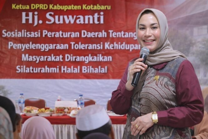 
 Ketua DPRD Kotabaru Sosialisasikan Perda Toleransi dalam Momentum Halal Bihalal