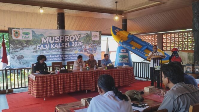 
 Musprov III FAJI Kalsel Tetapkan Bandi Chairullah Kembali Pimpin Periode 2026–2030