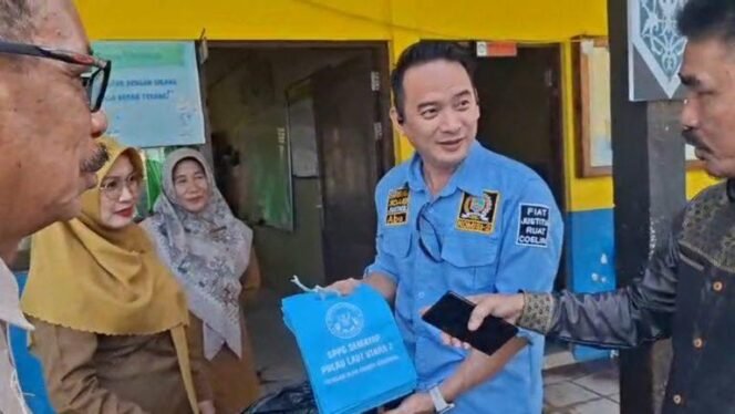 
 DPRD Kotabaru Sidak Menu Makan Bergizi Gratis di SDN 2 Semayap