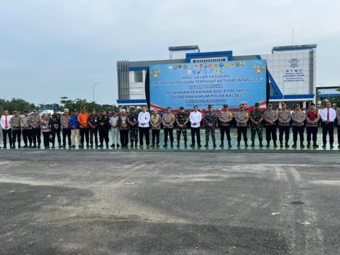 
 Polda Kalsel Mulai Operasi Ketupat Intan 2026 Amankan Arus Mudik Lebaran