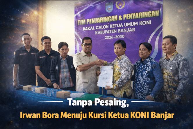 
 Tanpa Pesaing, Irwan Bora Menuju Kursi Ketua KONI Banjar