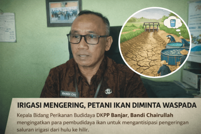 
 Pembudidaya Ikan Diminta Antisipasi Pengeringan Irigasi