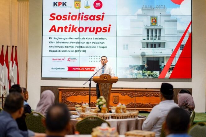 
 Perkuat Integritas Pimpinan Daerah, Pemko Banjarbaru Gelar Sosialisasi Antikorupsi