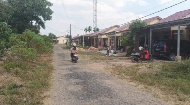 Kondisi di salah satu lingkungan perumahan di Kabupaten Banjar, Rabu (29/4/2026). foto: Haris Ricek.ID