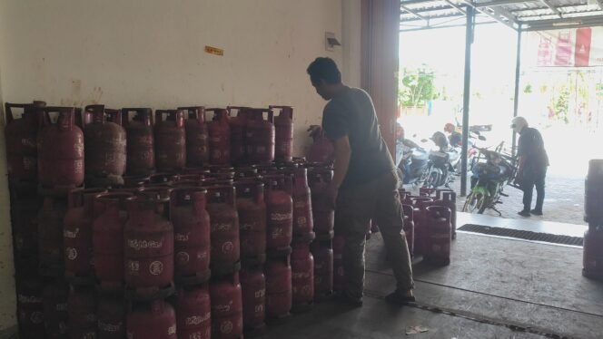 
 Salah Satu Agen LPG di Martapura Kabupaten Banjar. Foto: Ricek.ID