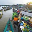Pasar Terapung di Lok Baintan Kabupaten Banjar termasuk dalam kawasan geosite Meratus. Foto: MC Kalsel