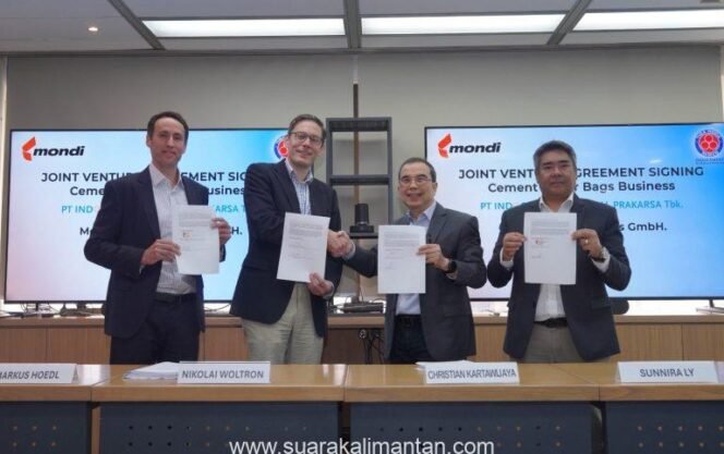 
 Indocement dan Mondi Bentuk Perusahaan Patungan Produksi Kantong Semen