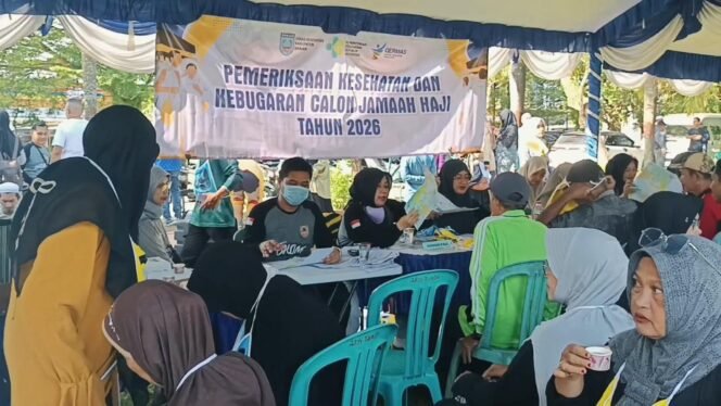 
 Dinkes Banjar Gelar Pemeriksaan Kebugaran, Pastikan Kesiapan Calon Jemaah Haji