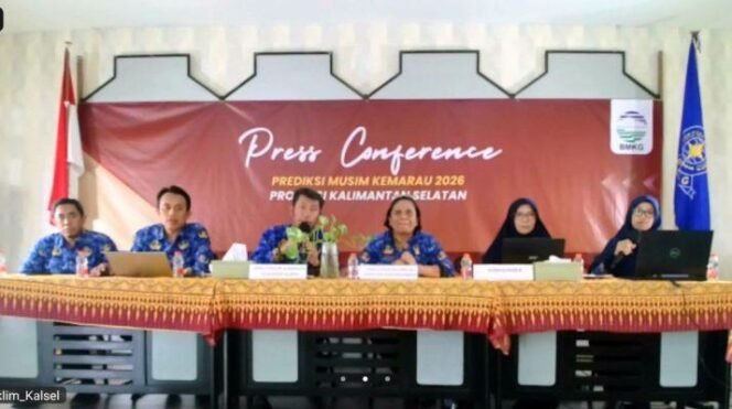 
 BMKG Prediksi Kemarau 2026 di Kalsel Datang Lebih Awal dan Lebih Kering